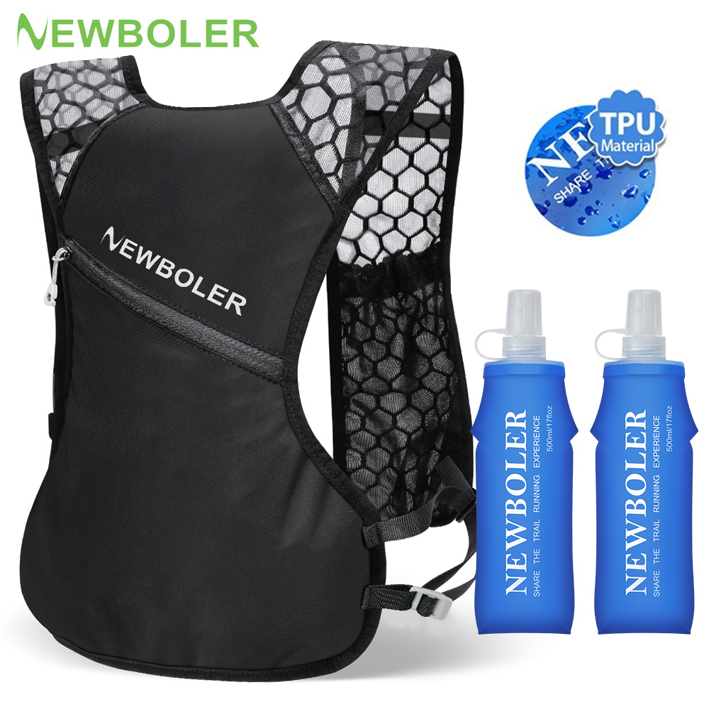 Mountain Biking Vest - NEWBOLER Outdoor Trail Running Backpack Ultralight