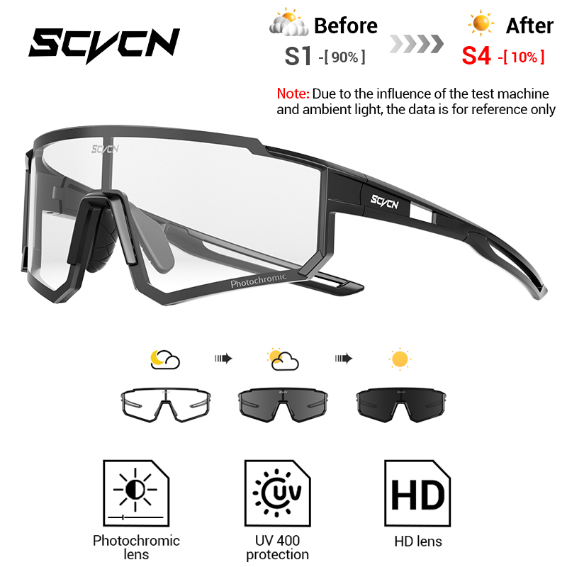 Mountain Biking Glasses - SCVCN New Outdoor Photochromic Protective Glasses