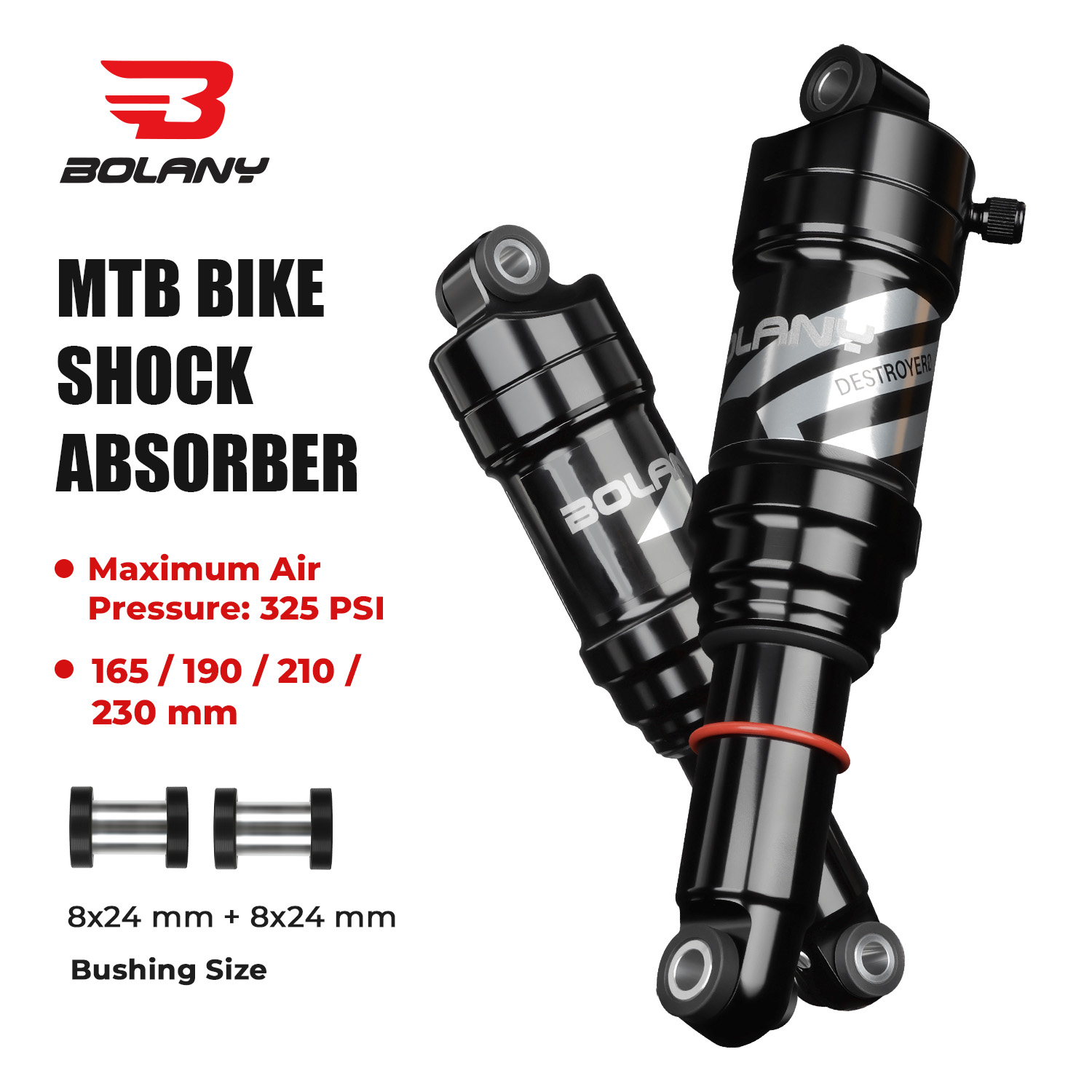 BOLANY Mountain Bike Air Rear  - Mountain Biking Trails recension och pris
