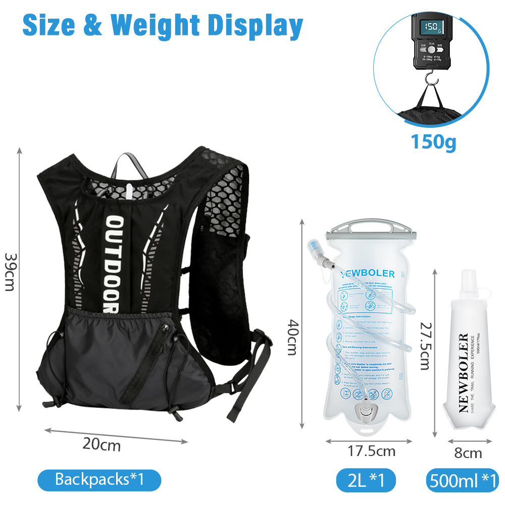 NEWBOLER Outdoor Sports Runnin - Mountain Biking Vest recension och pris