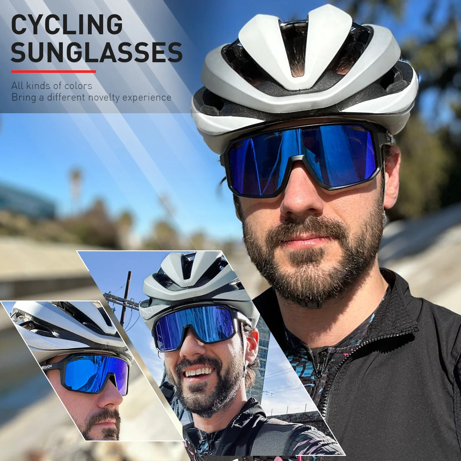 SCVCN New Cycling Sunglasses M - Mountain Biking Glasses recension och pris