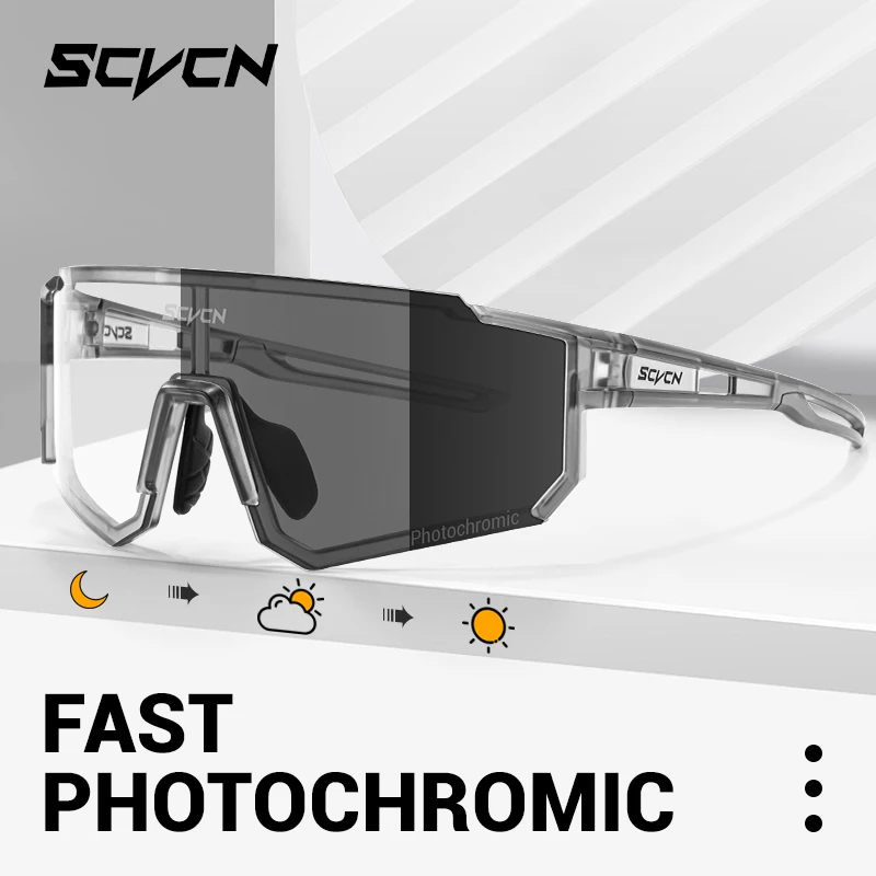 SCVCN New Outdoor Photochromic - Mountain Biking Glasses recension och pris