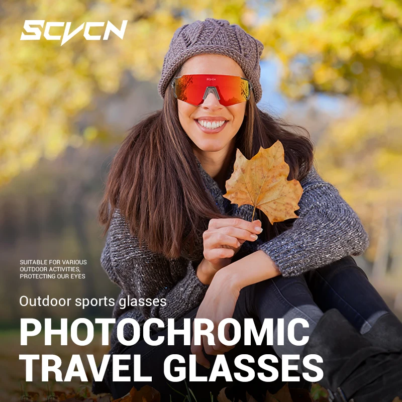 SCVCN New Outdoor Photochromic - Mountain Biking Glasses recension och pris