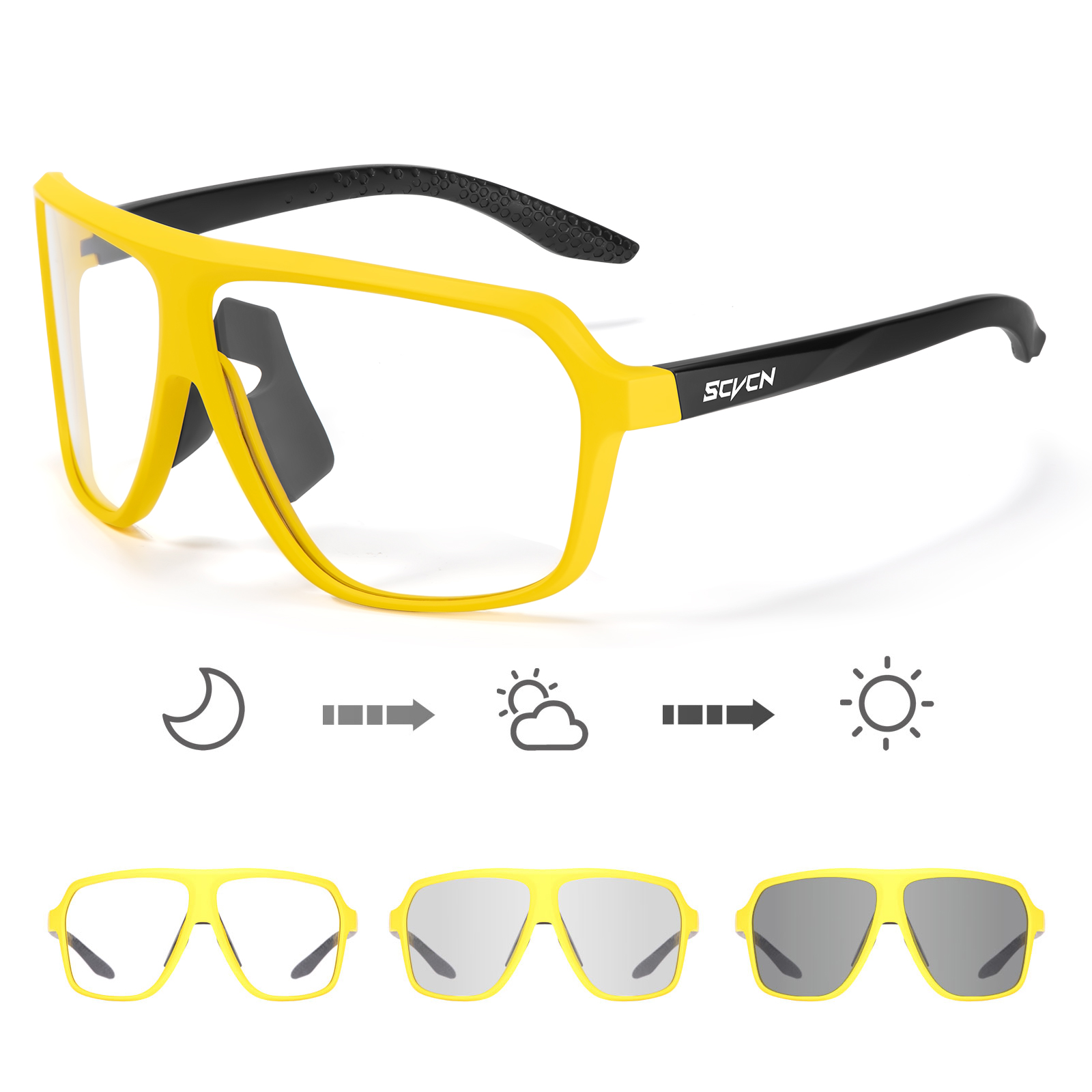 SCVCN Cycling Sunglasses Goggl - Mountain Biking Glasses recension och pris