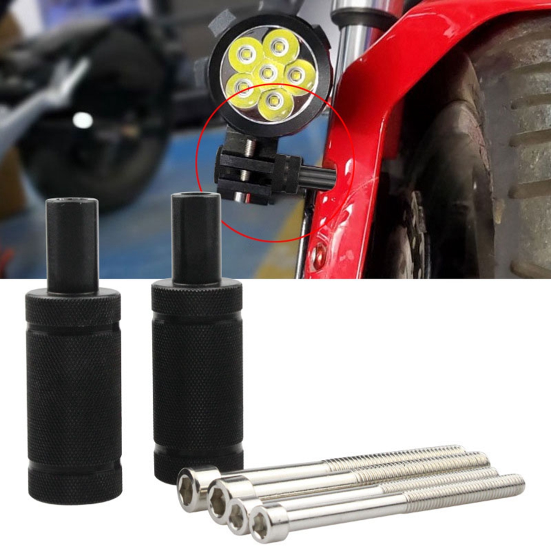 Motorcycle Headlight Mount Hol - Mountain Biking Las Vegas recension och pris